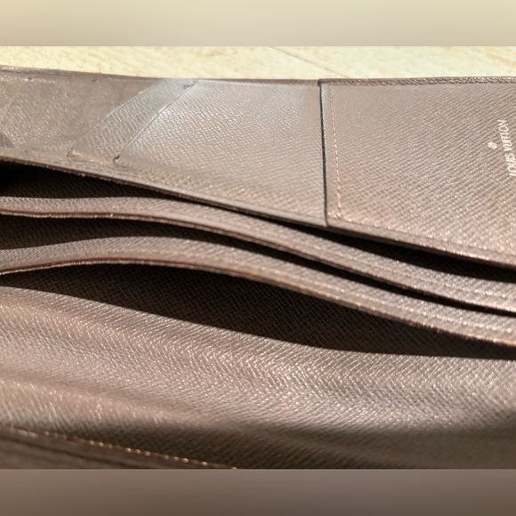 Louis Vuitton Brazza Wallet Gray Leather - Picture 12 of 16